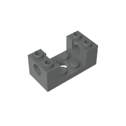 GDS-1174 - Brick Special 2 x 4 x 1 1/3 with Holes and 2 x 2 Cutout