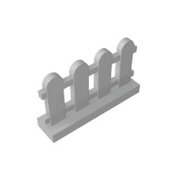GDS-1177 - Picket Fence 1 x 4 x 2