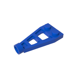 GDS-1180 - Plate Special 1 x 2 with Long Stud Receptacle (Space Wing)