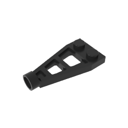 GDS-1180 - Plate Special 1 x 2 with Long Stud Receptacle (Space Wing)