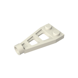 GDS-1180 - Plate Special 1 x 2 with Long Stud Receptacle (Space Wing)