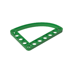 GDS-1181 - Technic Beam 5 x 7 L-Shape with Quarter Ellipse Thin