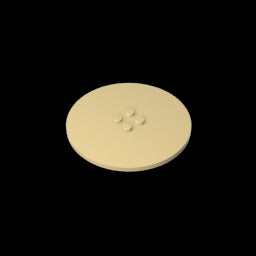 GDS-1187 - Plate Special Round 8 x 8 with 2 x 2 Center Studs without Groove
