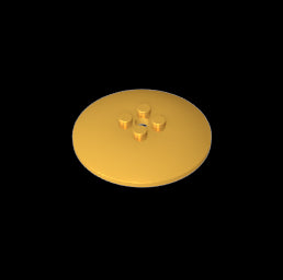GDS-1188 - Dish 6 x 6 Inverted (Radar) with Hollow Studs