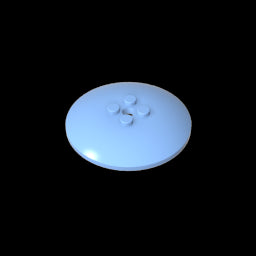 GDS-1188 - Dish 6 x 6 Inverted (Radar) with Hollow Studs