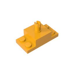 GDS-1190 - Brick Special 2 x 2 with Top Pin and 1 x 2 Side Plates