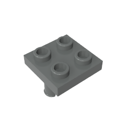 GDS-1191 - Plate 2 x 2 with 2 Pins