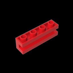 GDS-1193 - Brick Special 1 x 4 with Groove
