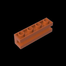 GDS-1193 - Brick Special 1 x 4 with Groove