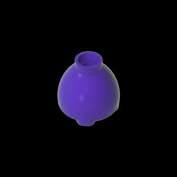 GDS-1194 - Brick Round 2 x 2 x 1 1/3 Inverted