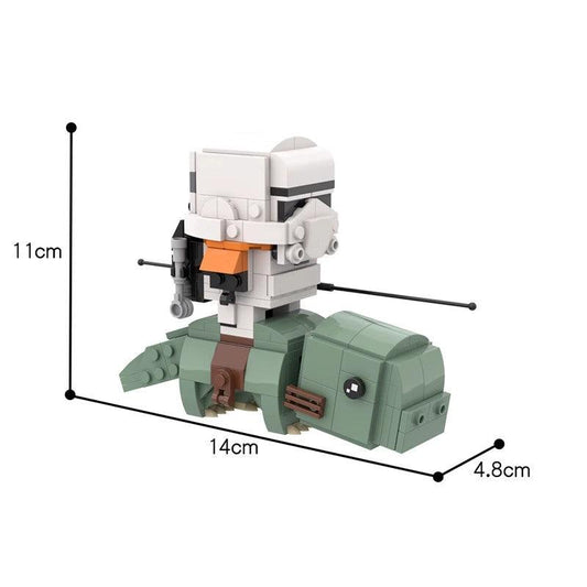MOC-53560 Sandtrooper on Dewback Brickheadz