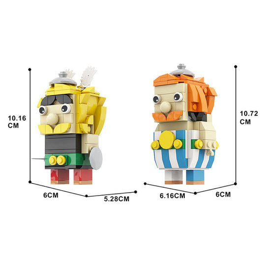 MOC-16306 Asterix and Obelix Brickheadz