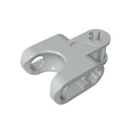 GDS-1205 - Technic Axle Connector 2 x 3 with Ball Socket, Open Lower Axle Holes