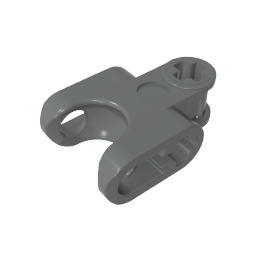 GDS-1205 - Technic Axle Connector 2 x 3 with Ball Socket, Open Lower Axle Holes