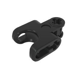 GDS-1205 - Technic Axle Connector 2 x 3 with Ball Socket, Open Lower Axle Holes