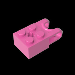 GDS-1206 - Technic Brick Special 2 x 2 with Ball Receptacle Wide and Axle Hole