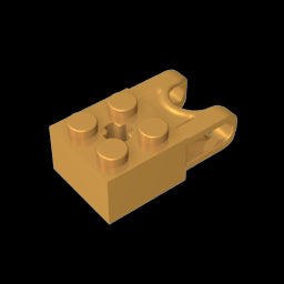 GDS-1206 - Technic Brick Special 2 x 2 with Ball Receptacle Wide and Axle Hole