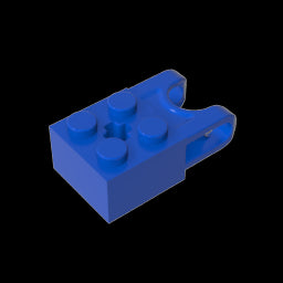 GDS-1206 - Technic Brick Special 2 x 2 with Ball Receptacle Wide and Axle Hole