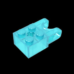 GDS-1206 - Technic Brick Special 2 x 2 with Ball Receptacle Wide and Axle Hole