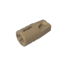 GDS-1218 - Hinge Cylinder 1 x 2 Locking with 1 Finger and Axle Hole On Ends