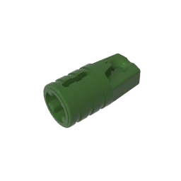 GDS-1218 - Hinge Cylinder 1 x 2 Locking with 1 Finger and Axle Hole On Ends