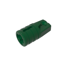 GDS-1218 - Hinge Cylinder 1 x 2 Locking with 1 Finger and Axle Hole On Ends