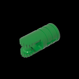 GDS-1219 - Hinge Cylinder 1 x 2 Locking with 2 Click Fingers and Axle Hole, 9 Teeth