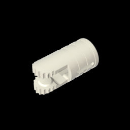 GDS-1219 - Hinge Cylinder 1 x 2 Locking with 2 Click Fingers and Axle Hole, 9 Teeth