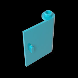 GDS-1221 - Door 1 x 3 x 3 Right - Open Between Top and Bottom Hinge