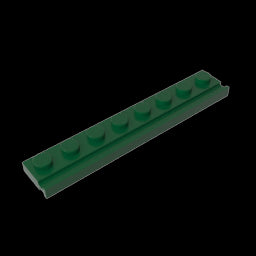 GDS-1235 - Plate Special 1 x 8 with Door Rail