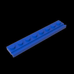 GDS-1235 - Plate Special 1 x 8 with Door Rail