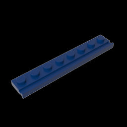 GDS-1235 - Plate Special 1 x 8 with Door Rail