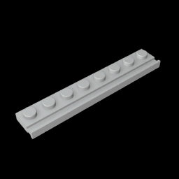GDS-1235 - Plate Special 1 x 8 with Door Rail
