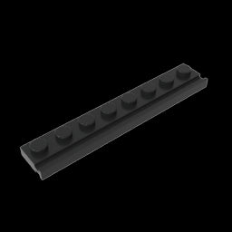 GDS-1235 - Plate Special 1 x 8 with Door Rail