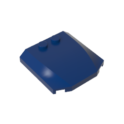 GDS-1266 - Slope Curved 4 x 4 x 2/3 Triple Curved with 2 Studs