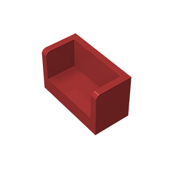 GDS-1272 - Panel 1 x 2 x 1 with Rounded Corners and 2 Sides