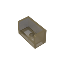 GDS-1272 - Panel 1 x 2 x 1 with Rounded Corners and 2 Sides