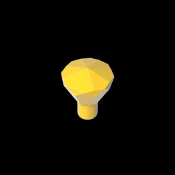 GDS-1288 - Rock 1 x 1 Jewel 24 Facet