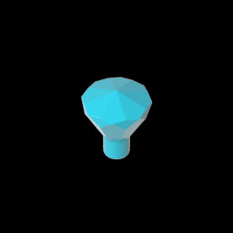 GDS-1288 - Rock 1 x 1 Jewel 24 Facet
