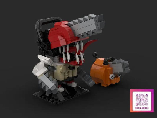 MOC-129805 Chainsaw Man Brickheadz 鏈鋸人