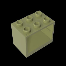 GDS-1299 - Cupboard 2 x 3 x 2 with Solid Studs