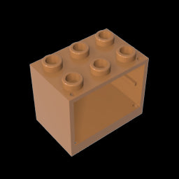 GDS-1299 - Cupboard 2 x 3 x 2 with Solid Studs