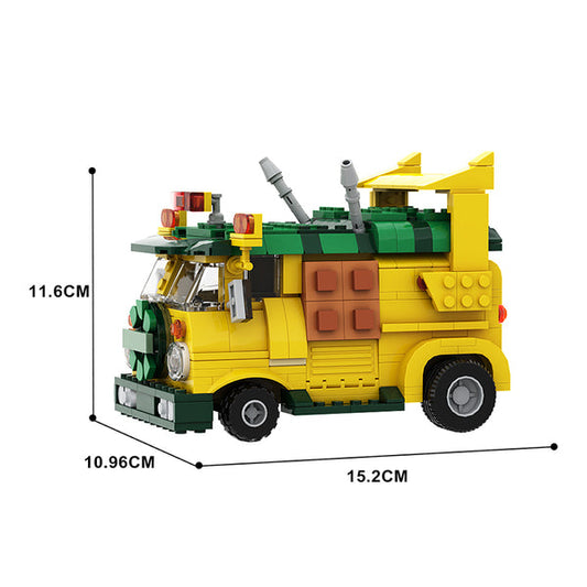 MOC-125660 Turtle Van Party Wagon TMNT