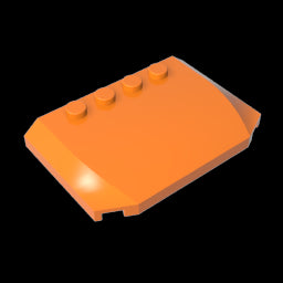 GDS-1302 - Slope Curved 4 x 6 x 2/3 Triple Curved with 4 Studs
