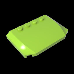 GDS-1302 - Slope Curved 4 x 6 x 2/3 Triple Curved with 4 Studs