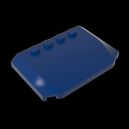 GDS-1302 - Slope Curved 4 x 6 x 2/3 Triple Curved with 4 Studs