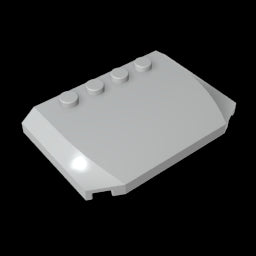 GDS-1302 - Slope Curved 4 x 6 x 2/3 Triple Curved with 4 Studs