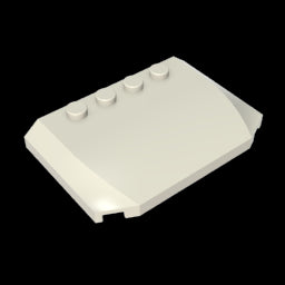 GDS-1302 - Slope Curved 4 x 6 x 2/3 Triple Curved with 4 Studs