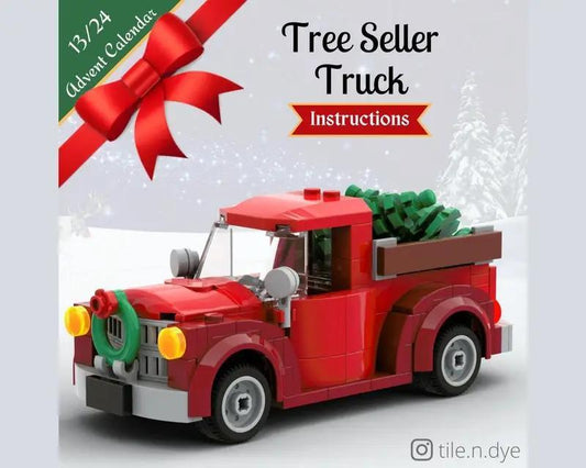 MOC-131715 Tree Seller Truck - LEGO CHRISTMAS MOC INSTRUCTIONS