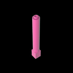 GDS-1326 - Support 1 x 1 x 6 Solid Pillar